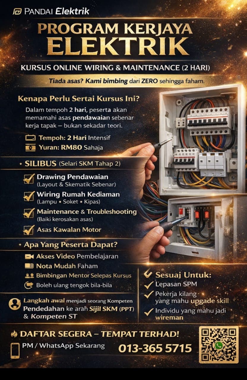 Poster Kursus Elektrik